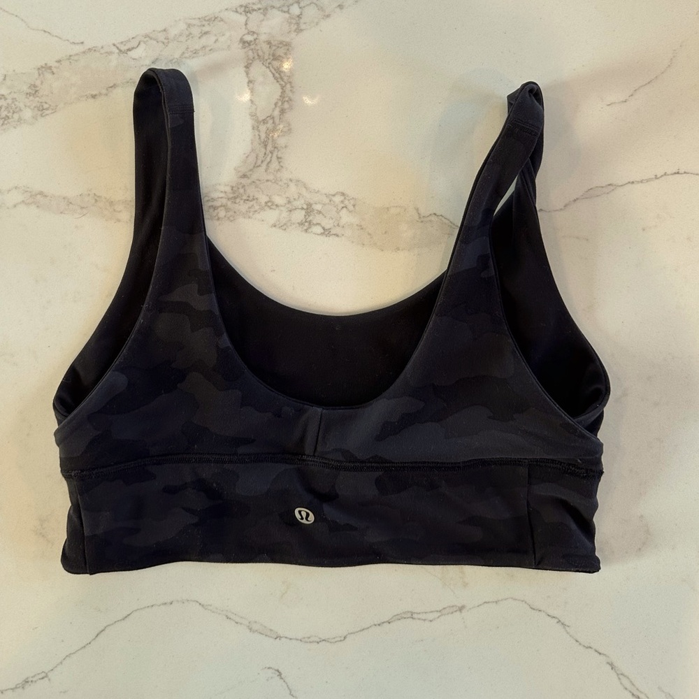 lululemon align bra camo/black reversible!